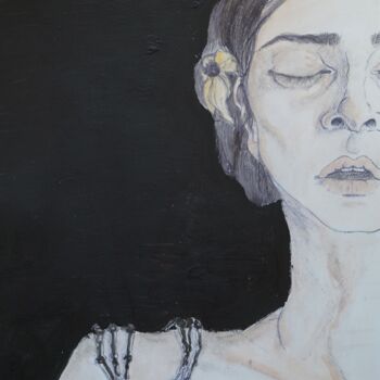 Картина под названием "Lucky me" - Rossella Mercedes, Подлинное произведение искусства, Акварель