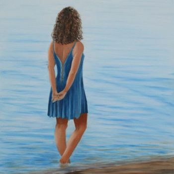 Painting titled "Il silenzio dei pen…" by Rossella Buscemi, Original Artwork, Oil