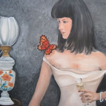 Painting titled "Senza titolo" by Rossella Russo, Original Artwork