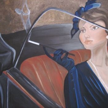 Painting titled "Wanderer del '35" by Rossella Russo, Original Artwork