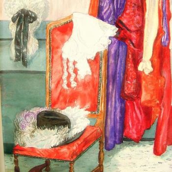 「Chez Molière」というタイトルの絵画 Michèle Rossettoによって, オリジナルのアートワーク