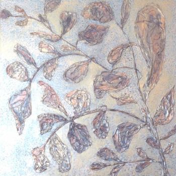 Pittura intitolato "Carré d'arbre 1" da Michèle Rossetto, Opera d'arte originale