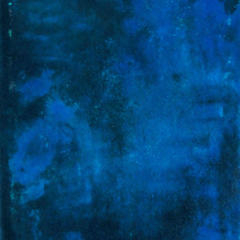 Painting titled "In blu" by Marina Baciocchi, Original Artwork, Pigments