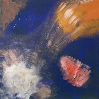 Painting titled "Implosioni" by Rossorame A.Pagliarello, Original Artwork, Oil