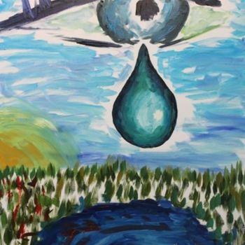 Painting titled "Tears of God" by Rostotskiy, Original Artwork