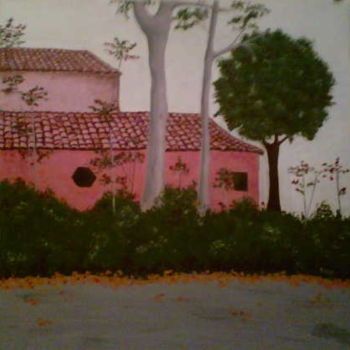 Painting titled "Casa di campagna" by Rosyart, Original Artwork