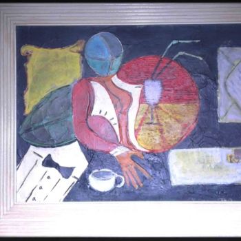Pintura intitulada "caffè alle Giubbe R…" por Jbarsciglié, Obras de arte originais