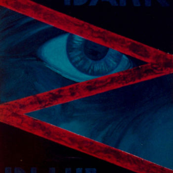 Malerei mit dem Titel "Dark Blue" von Daniel Rouaix, Original-Kunstwerk, Acryl