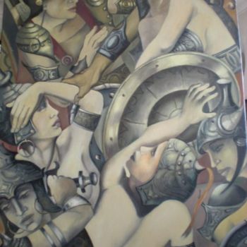 Painting titled "Les Sabines" by Daniele Bernades, Original Artwork