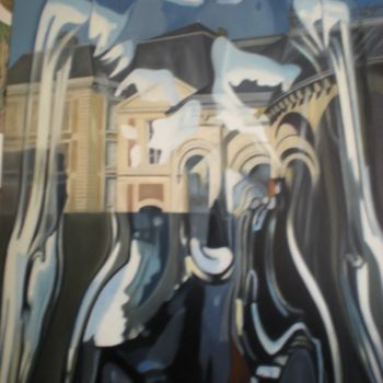 Painting titled "L'Apparition" by Daniele Bernades, Original Artwork