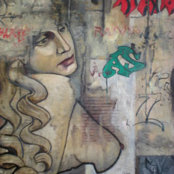 Painting titled "Graffitis" by Daniele Bernades, Original Artwork