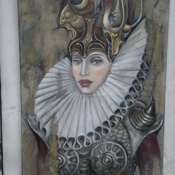 Painting titled "Infante en armure" by Daniele Bernades, Original Artwork