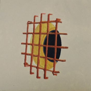 Peinture intitulée "Grille" par Jean Daniel Rousseau, Œuvre d'art originale, Acrylique