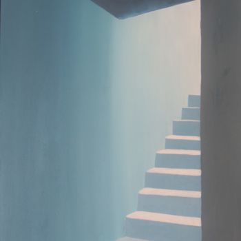 Painting titled "La lumière dans l'e…" by Jean Daniel Rousseau, Original Artwork, Acrylic