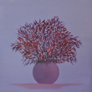 Peinture intitulée "Le grand bouquet ro…" par Jean Daniel Rousseau, Œuvre d'art originale, Acrylique