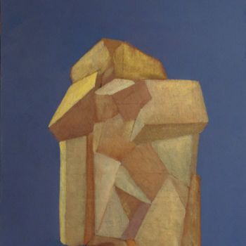 Pintura intitulada "Série "3D",  Formes…" por Jean Daniel Rousseau, Obras de arte originais, Acrílico
