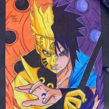 Naruto/Sasuke, Desenho por Great Alex