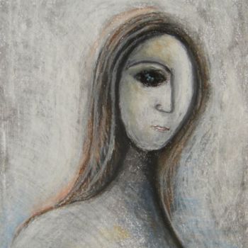 Painting titled "Portrait of a Girl" by Roxana Donisanu, Original Artwork