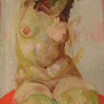 Pintura titulada "desnudo" por Roxana Seijas, Obra de arte original