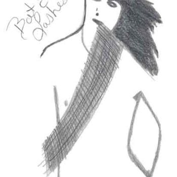 Drawing titled "Robin Finck" by Roxxxy Dope, Original Artwork