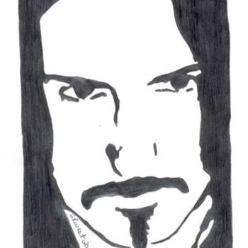 Drawing titled "Trent Reznor" by Roxxxy Dope, Original Artwork