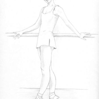 Drawing titled "Ballerina" by Roy Boobyer, Original Artwork