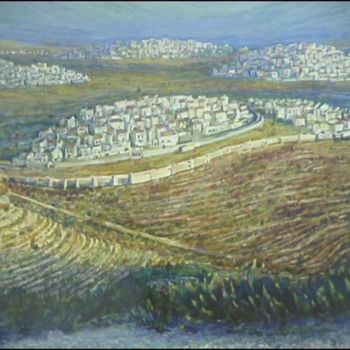 Картина под названием "New Jerusalem" - William Rozenson, Подлинное произведение искусства