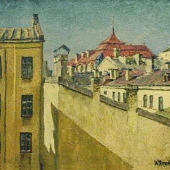 Painting titled "from my window" by William Rozenson, Original Artwork