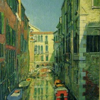 Peinture intitulée "Venice 1" par William Rozenson, Œuvre d'art originale