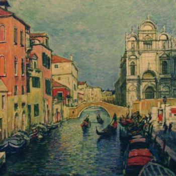 Pintura titulada "Venice 3" por William Rozenson, Obra de arte original