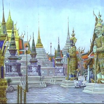 绘画 标题为“Emerald Palace” 由William Rozenson, 原创艺术品