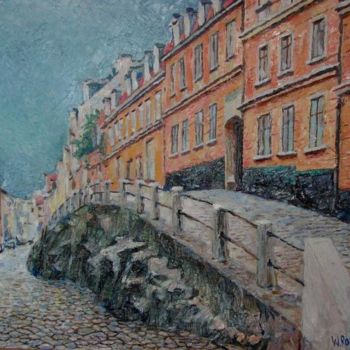 Pintura intitulada "Stokholm 2" por William Rozenson, Obras de arte originais