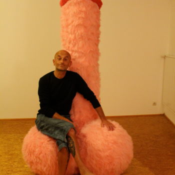 Sculpture intitulée "DICK SEAT" par Rémy Pagart, Œuvre d'art originale, Résine