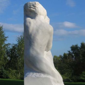 Escultura titulada "akt" por Ryszard Piotrowski, Obra de arte original, Piedra