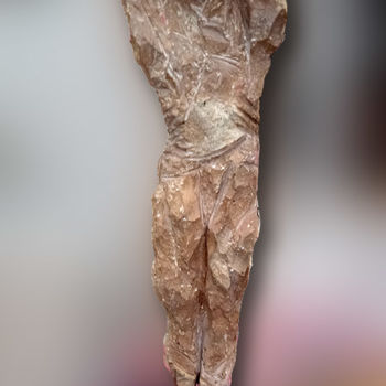 Escultura titulada "Homme de Pierre" por Roland Platte, Obra de arte original, Piedra