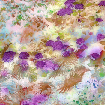 Fotografia intitulada "Fleurs de rêve" por Michel Guillaumeau, Obras de arte originais, Fotografia digital