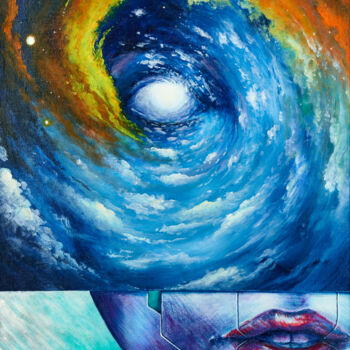 Картина под названием "РефлексияЯ" - Павел Решетников, Подлинное произведение искусства, Акрил Установлен на Деревянная рама…