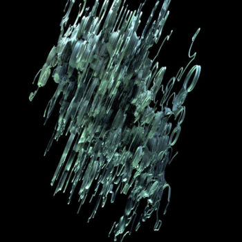 Grafika cyfrowa / sztuka generowana cyfrowo zatytułowany „Materium” autorstwa Rain R, Oryginalna praca