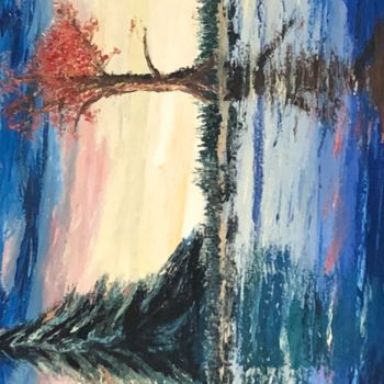 Painting titled "Fall" by Ralph S Mitchell, Original Artwork, Oil
