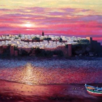 Peinture intitulée "les oudayas (Rabat…" par Abdelali Amayod, Œuvre d'art originale, Huile