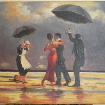 Painting titled "VETTRIANO - Le majo…" by Alain Dreyer, Original Artwork, Oil