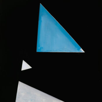 「Composition with a…」というタイトルの絵画 Ruben Apresyanによって, オリジナルのアートワーク, オイル ウッドストレッチャーフレームにマウント