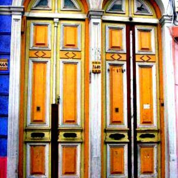 Fotografie getiteld "DOORS ON THE STREET" door Ruben Gimenez Viera, Origineel Kunstwerk