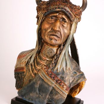 Sculpture titled "Native American cla…" by Ruben Ribeiro, Original Artwork