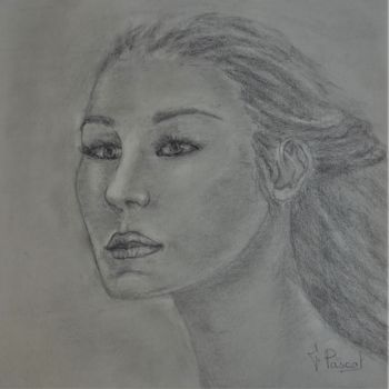 Painting titled "CELINE" by Françoise Pascal, Original Artwork, Other