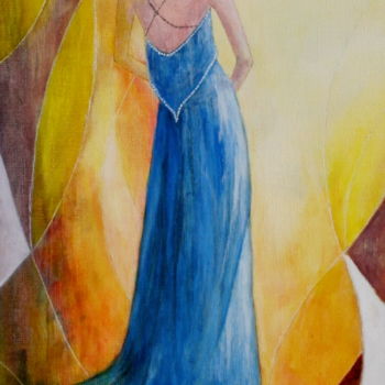 Painting titled "ISA" by Françoise Pascal, Original Artwork, Ink