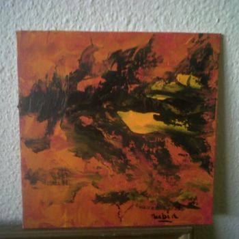 Painting titled "imagine le ciel" by Rubia, Original Artwork