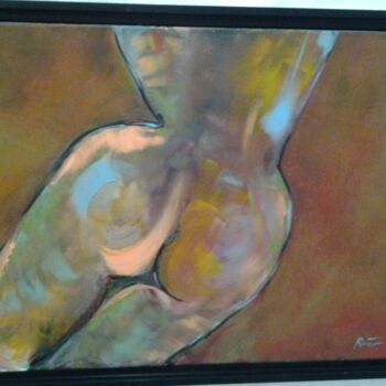 Painting titled "Je fesse ce qui me…" by Ruby, Original Artwork, Acrylic