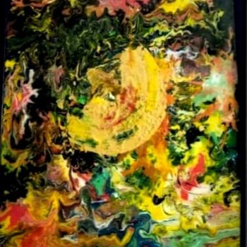 Painting titled "Abstract" by Ruchi Gupta, Original Artwork, Acrylic