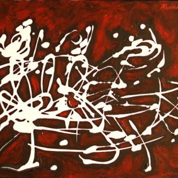 Peinture intitulée "Le ballet Sino-Sino" par Marion Rudermann, Œuvre d'art originale